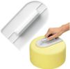 Cake Icing Smoother Cake Scraper Tool Cake Fondant Polisher Plastic Cake Decorating Tool Baking Tool