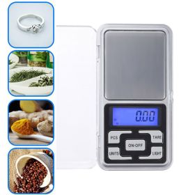 100g/200g/300g/500g X 0.01g Mini Precision Pocket Electronic Digital Scale For Gold Jewelry Balance Gram Scales (Capacity: 500g/0.01g)