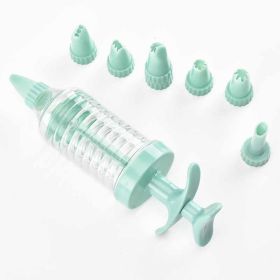 Decorating Kit Cake Decorating Tool Batter Dispenser Cookie Press Maker Machine Cupcake Baking Tool Pastry Tools (Color: green)