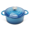 COOKWIN Enameled Cast Iron Dutch Oven with Self Basting Lid;  Enamel Coated Cookware Pot 4.5QT