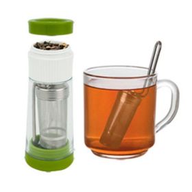 Outdoor Camping Travel Tea Infuser Progressive  3tsp (Type: Tea Infuser, Color: green)