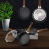 Household Frying Pan Set 3-Piece Nonstick Saucepan Woks Cookware Set