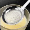 1pc 304 Stainless Steel Fat Skimmer Spoon; Fine Mesh Food Strainer For Grease; Gravy And Foam; Multi-functional Filter Spoon Fine Mesh Wire Oil Skimme